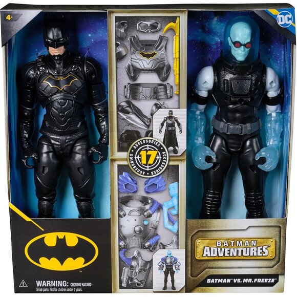 3/$55❤️12" Batman Adventures Battle Pack Batman vs Mr. Freeze Action Figures Set - Picture 16 of 16
